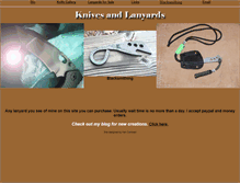 Tablet Screenshot of knivesandlanyards.com